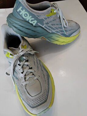HOKA Speedgoat 5 Women's Trail Running Shoes - Mercury/Trellis - Size 8.5